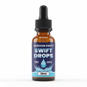 Swift Drops psilocybin tincture 10mg and 50mg by Shroom Swift – liquid microdose drops with discreet USA shipping.