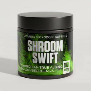 Cambodian Albino psilocybin capsules by Shroom Swift, available in 100mg and 500mg doses for clarity, emotional balance, and gentle visuals. Ships discreetly to the USA and worldwide.