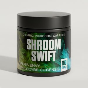 Penis Envy psilocybin capsules by Shroom Swift in 100mg and 500mg doses for emotional depth, symbolic insight, and reflective journeys. Ships discreetly to the USA and worldwide.