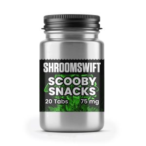 Scooby Snacks psilocybin microdose tablets by Shroom Swift for focus, energy, and creative flow — discreet shipping to the USA and worldwide.