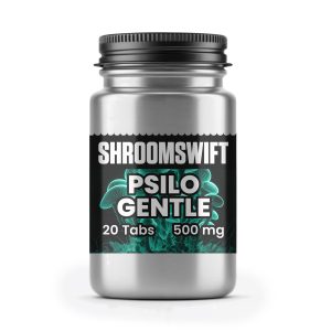 Psilo Gentle 5 mg psilocybin extract tablets by Shroom Swift for threshold clarity and inner work, discreet USA and worldwide shipping