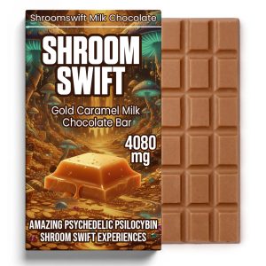 🍫 Magic Mushroom Caramel Milk Chocolate Bar | 4080mg Psilocybin | Creamy, Calm & Controlled | Ships to 🇺🇸 USA & Worldwide Smooth Belgian milk chocolate meets golden caramel — infused with 4080mg of psilocybin for clean, consistent clarity. Each bar breaks into 24 precise 170mg squares, giving you full control from microdose to macro journey. ✨ Highlights 🍄 100% fruiting-body psilocybin extract — no fillers or grain 🧠 Gentle mood lift, emotional balance & creative flow 🍫 Premium Belgian chocolate, evenly infused 📦 Discreet, trackable shipping across the 🇺🇸 USA & worldwide Sweet comfort. Clear mind. Thoughtful exploration. Only from Shroom Swift..