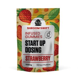 Shroom Swift Strawberry Journey Gummies – 1500 mg psilocybin extract, natural strawberry flavor psychedelic gummies for focus and emotional clarity