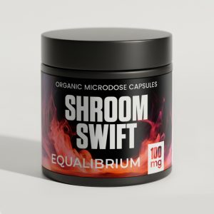 Equilibrium capsules by Shroom Swift – psilocybin-free integration support supplement for post-journey calm and clarity, ships to USA and worldwide.