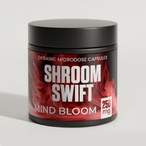 Mind Bloom 250mg psilocybin threshold capsules by Shroom Swift for emotional clarity and nervous system balance, discreet USA shipping